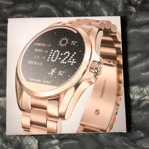 Michael Kors Bradshaw Rose Gold-Tone Smartwatch